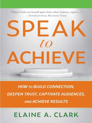 cover image of Speak to Achieve